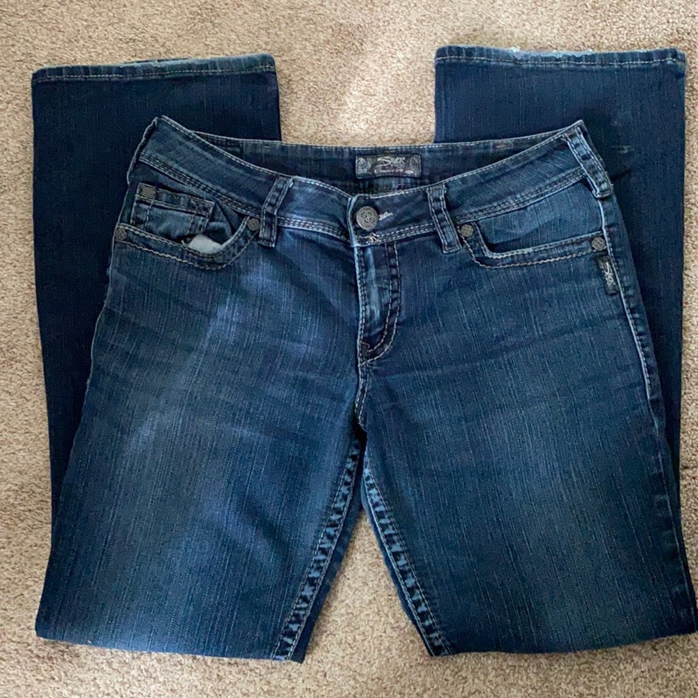 Silver jeans